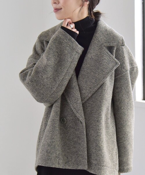 「quaranciel」 テーラードジャケット ONE SIZE ブラック レディース_画像9