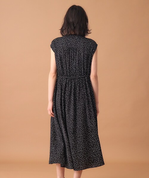 「DRESSTERIOR」 半袖ワンピース 34 ブラック レディースの画像
