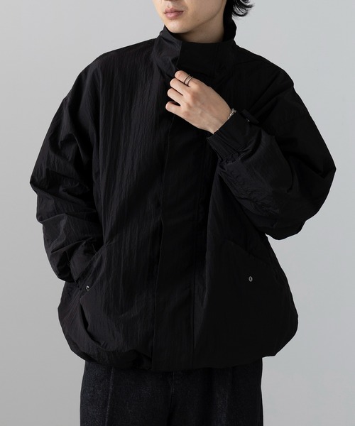 「MAISON CLUB」 ナイロンブルゾン M ネイビー メンズ_画像9