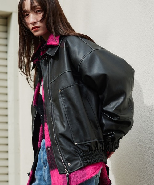 Narcissus（ナルシス） ブルゾン アウター 「ユニセックス」レザー