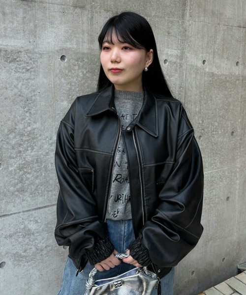 Narcissus（ナルシス） ブルゾン アウター 「ユニセックス」レザー