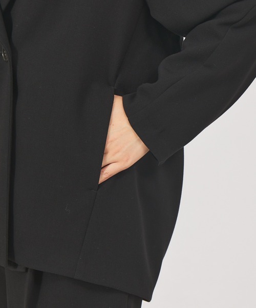 「qualite」 ジャケット 36 グレイッシュベージュ レディース_画像8