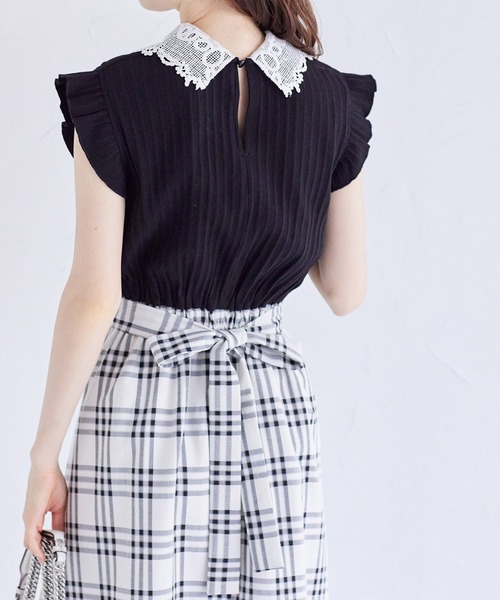 「tocco closet」 ドッキングワンピース M ボルドー レディース_画像5