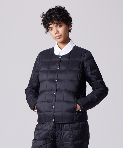 「TAION」 ダウンジャケット X-LARGE ブラック レディース_画像2