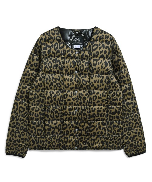 「TAION」 ダウンジャケット X-LARGE ブラック レディース_画像3