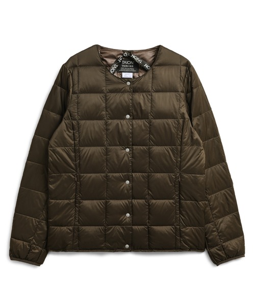 「TAION」 ダウンジャケット X-LARGE ブラック レディース_画像4