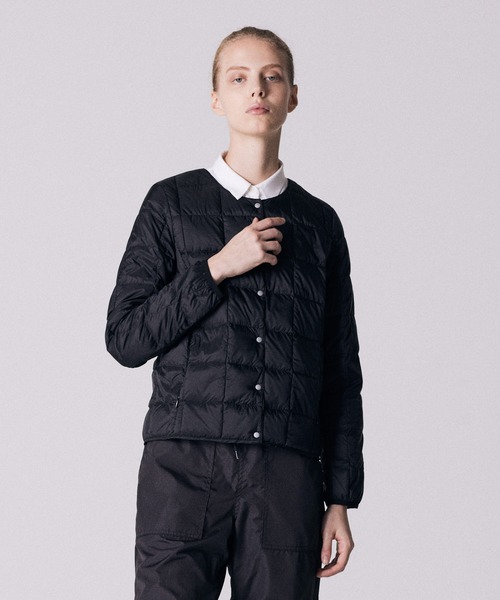 「TAION」 ダウンジャケット X-LARGE ブラック レディース_画像6