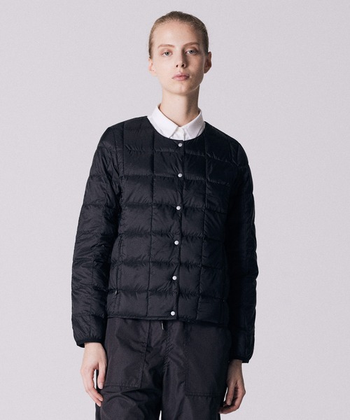 「TAION」 ダウンジャケット X-LARGE ブラック レディース_画像7