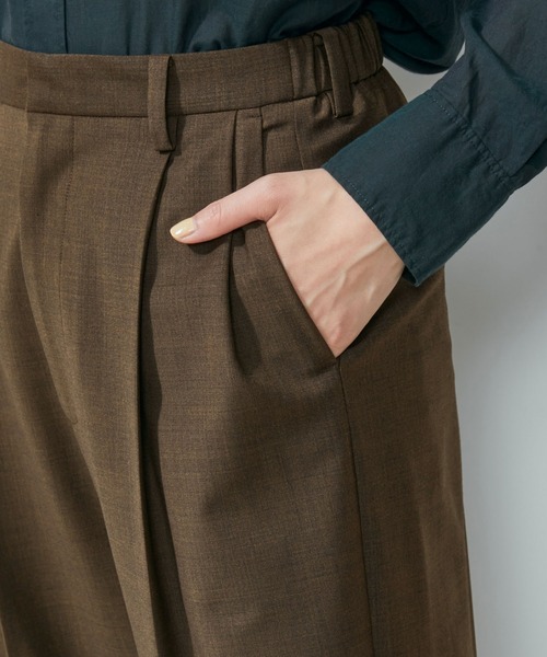 SALON adam et rope'（サロン アダム エ ロペ） スラックス S ブラック