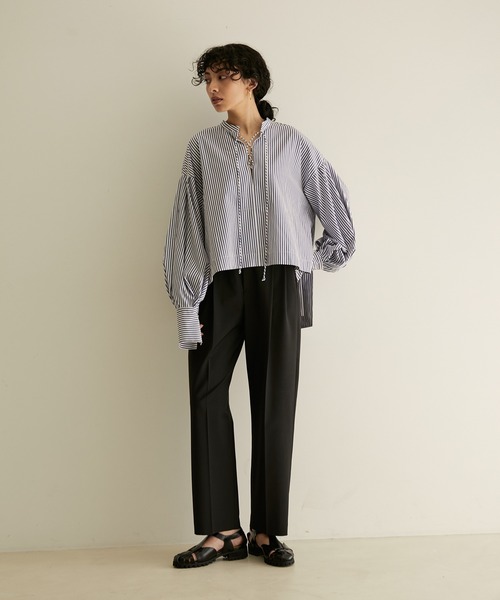 SALON adam et rope'（サロン アダム エ ロペ） スラックス S ブラック