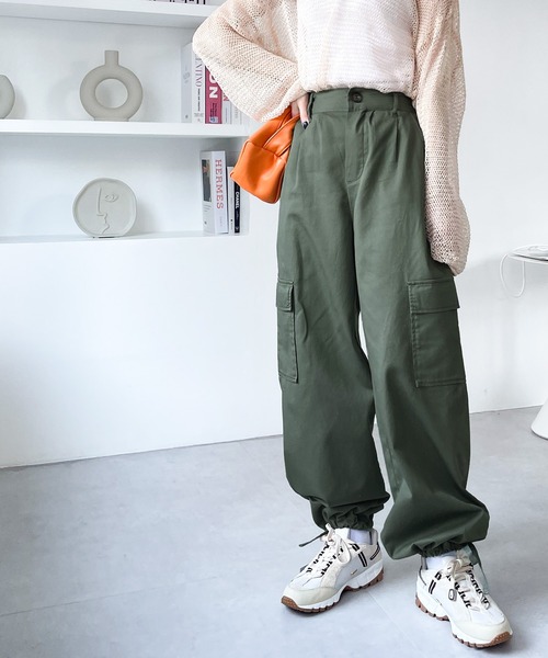 「Java」 カーゴパンツ SMALL ブラック レディース_画像4