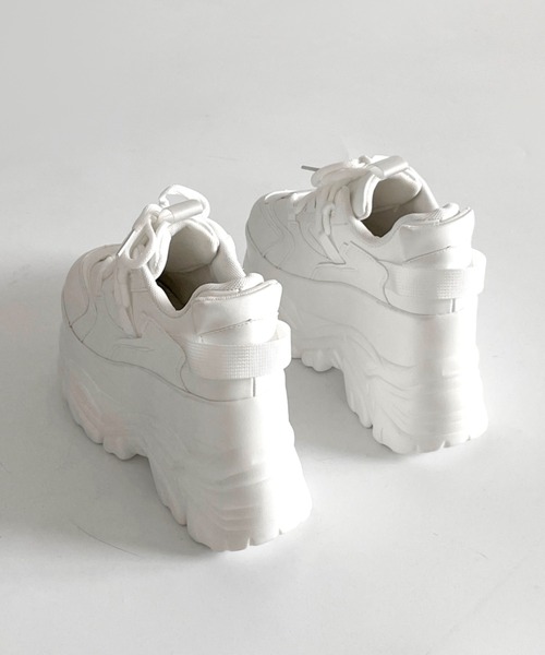 Shoes in Closet（シュークロ） スニーカー 厚底 ダブルソール レース