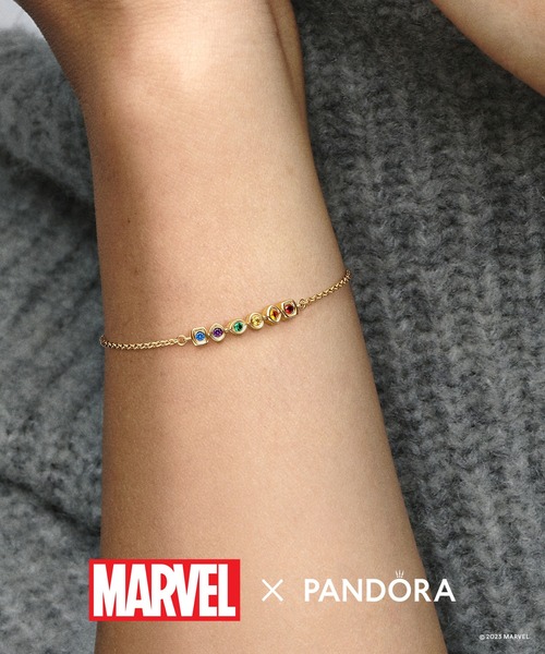 PANDORA（パンドラ） ブレスレット 18cm イエローゴールド レディース