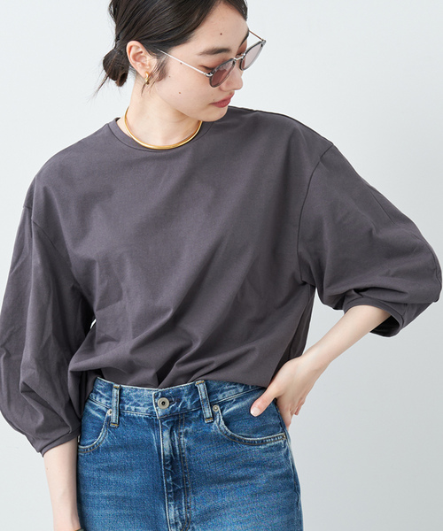 「Plage」 7分袖カットソー FREE ベージュ レディース_画像3