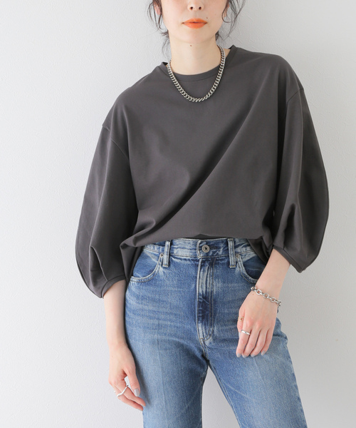 「Plage」 7分袖カットソー FREE ベージュ レディース_画像4