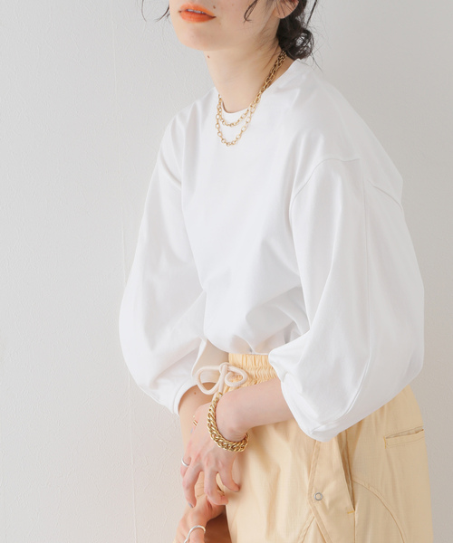 「Plage」 7分袖カットソー FREE ベージュ レディース_画像5