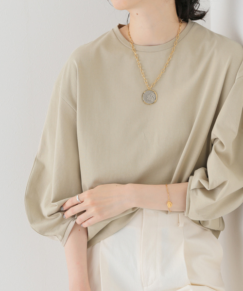 「Plage」 7分袖カットソー FREE ベージュ レディース_画像6