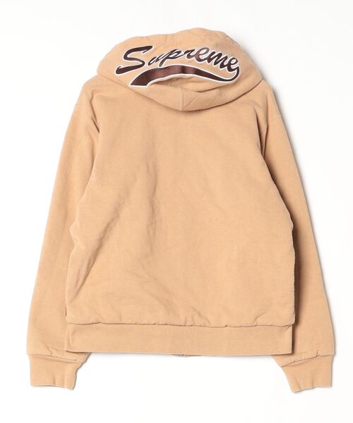 Supreme（シュプリーム） ジップアップパーカー M ベージュ メンズ