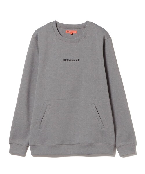 BEAMS GOLF」 スウェットカットソー LARGE チャコールグレー メンズ