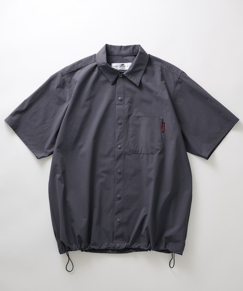シャツ 「RED KAP」限定商品 別注ストレッチナイロン シャツブルゾン　セットアップパンツ展開あり メンズの画像