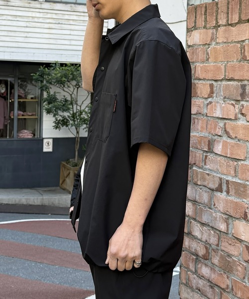 シャツ 「RED KAP」限定商品 別注ストレッチナイロン シャツブルゾン　セットアップパンツ展開あり メンズの画像