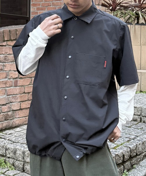 シャツ 「RED KAP」限定商品 別注ストレッチナイロン シャツブルゾン　セットアップパンツ展開あり メンズの画像