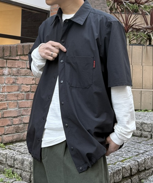 シャツ 「RED KAP」限定商品 別注ストレッチナイロン シャツブルゾン　セットアップパンツ展開あり メンズの画像