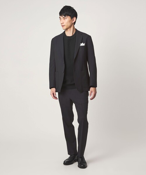 グリーンレーベルリラクシング アローズ ジャケット スラックス 38 M 黒 green label relaxing（グリーンレーベルリラクシング） スラックス A+