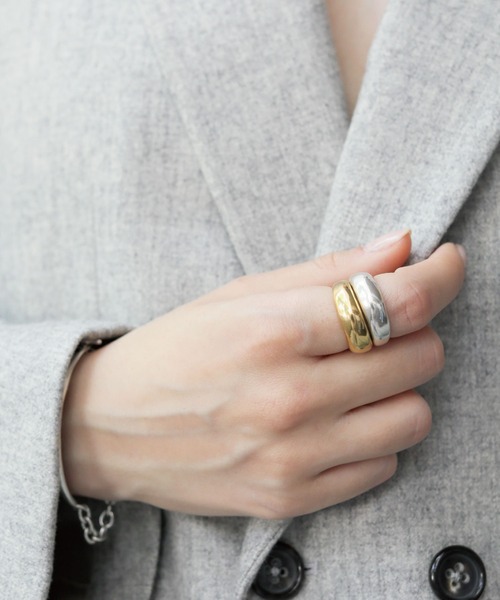 「TEN.」 リング #9 シルバー レディース_画像6