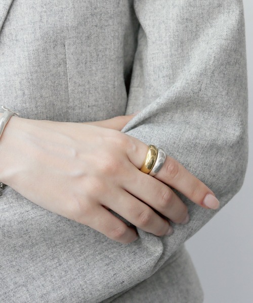 「TEN.」 リング #9 シルバー レディース_画像8