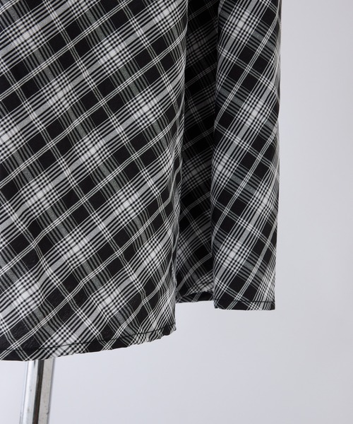 「one after another NICE CLAUP」 半袖ワンピース MEDIUM ブラウン系その他 レディース_画像6