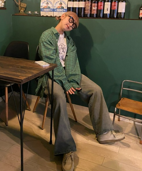 「CIAOPANIC TYPY」 長袖シャツ MEDIUM モカ メンズ_画像3