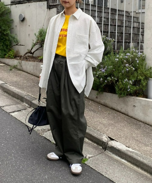 「CIAOPANIC TYPY」 長袖シャツ MEDIUM モカ メンズ_画像7