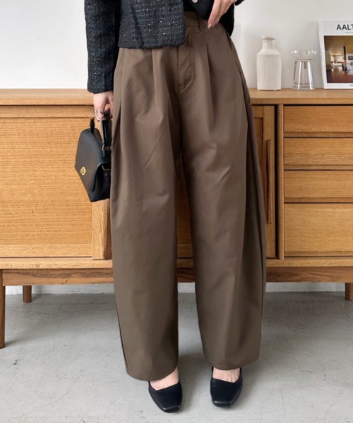 「Eclat one」 パンツ M カーキ レディース_画像5