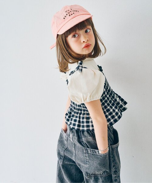 p.premier（ピードットプルミエ） ワイドパンツ パンツ サスペンダー 
