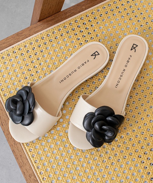 【美品】FABIO RUSCONIサンダル FABIO RUSCONI（ファビオルスコーニ） サンダル ミュール 「FABIO