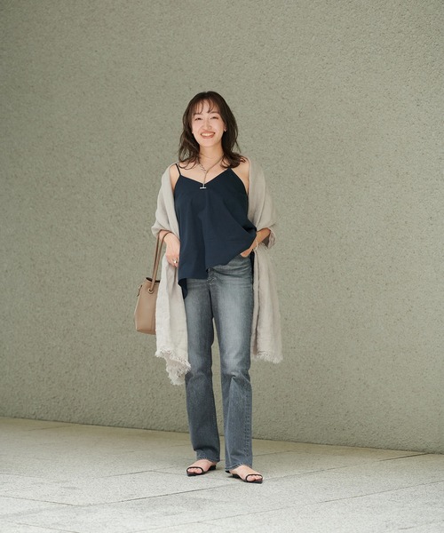 「YANUK」 デニムパンツ 24inch ブラック レディース