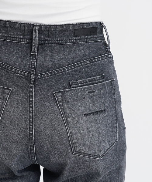 「YANUK」 デニムパンツ 24inch ブラック レディース