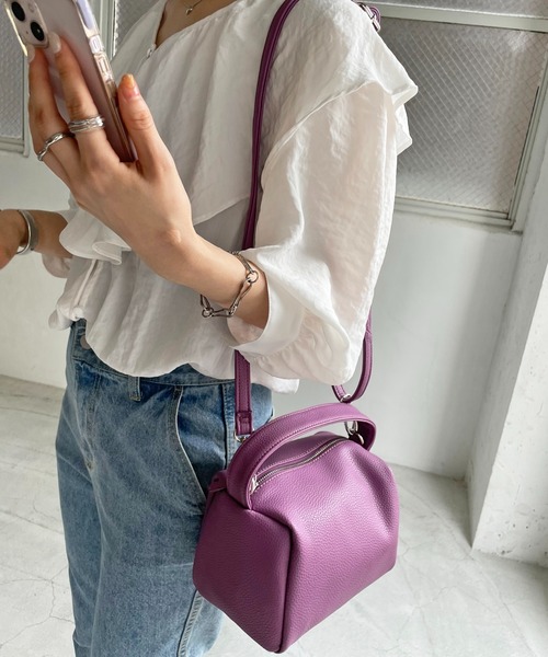 「DISCOAT」 2WAYバッグ FREE グレイッシュベージュ レディース_画像7