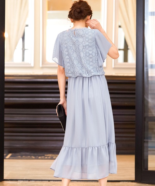 「Fashion Letter」 半袖ワンピース M オリーブ レディース_画像8