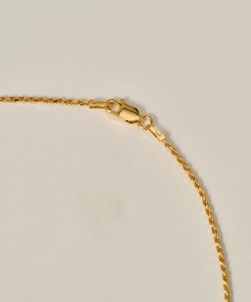 ネックレス 「novice」Rope Chain Necklace「Silver925」 レディースの画像