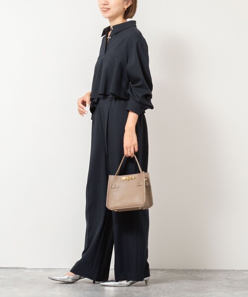 「NOLLEY'S」 パンツ 36 ネイビー レディース_画像3