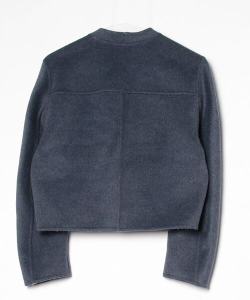 「COMPTOIR DES COTONNIERS」 ノーカラージャケット S ネイビー レディース_画像2