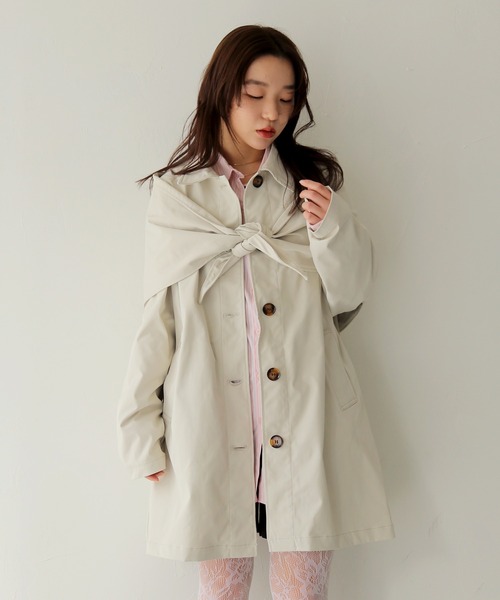 20471120 レディースロングコート　希少 cheriella ステンカラーコート コート レディース : ZOZOTOWN Yahoo!店