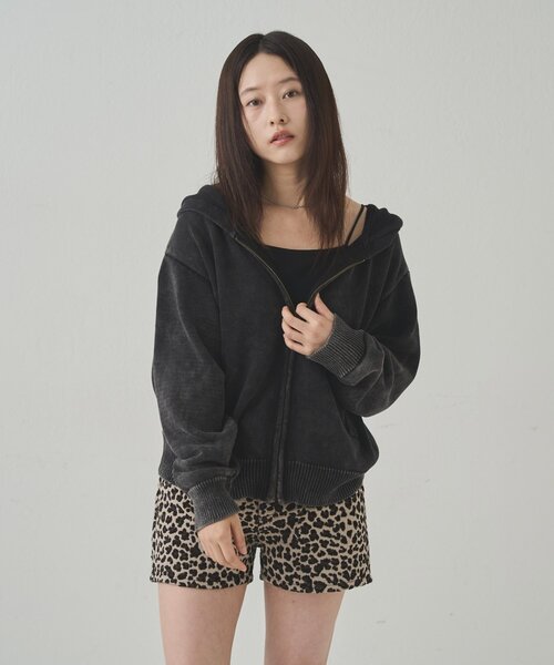 「WHO'S WHO gallery」 「KOOKY’N」ニットカーディガン X-SMALL チャコールグレー メンズ_画像3