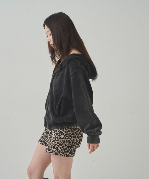 「WHO'S WHO gallery」 「KOOKY’N」ニットカーディガン X-SMALL チャコールグレー メンズ_画像5