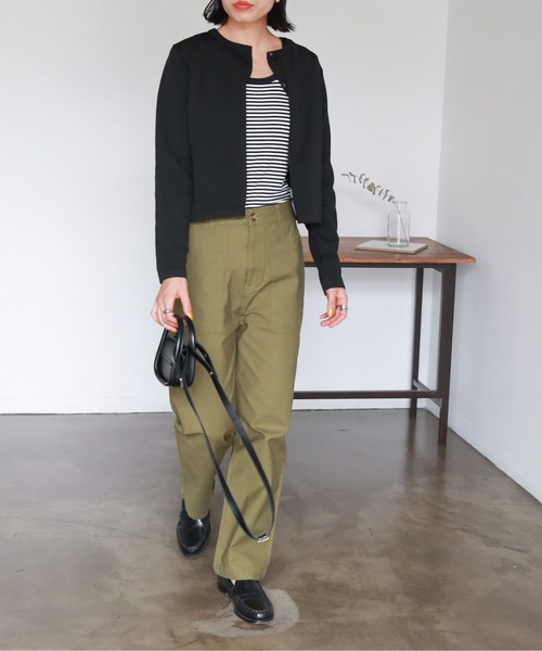 「feepur」 ニットカーディガン MEDIUM ブルー レディース_画像5