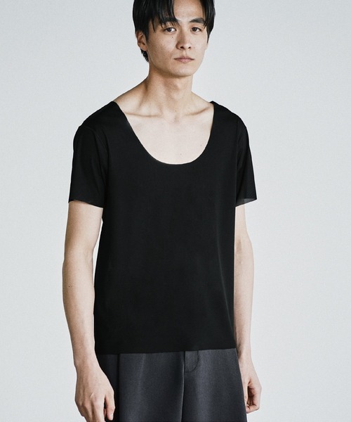 COOL DRY DEODORANT WIDE U NECK INNE 4枚　M WYM LIDNM インナーシャツ 肌着 COOL DRY DEODORANT WIDE U NECK INNER