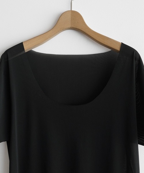 WYM LIDNM インナーシャツ 肌着 COOL DRY DEODORANT WIDE U NECK INNER