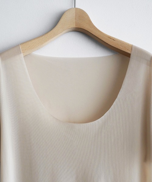 WYM LIDNM インナーシャツ 肌着 COOL DRY DEODORANT WIDE U NECK INNER